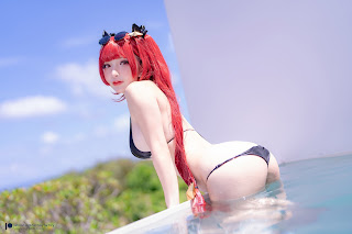 [Fantasy Factory] 小丁 – Cosplay 写真 – 檀香山泳衣
