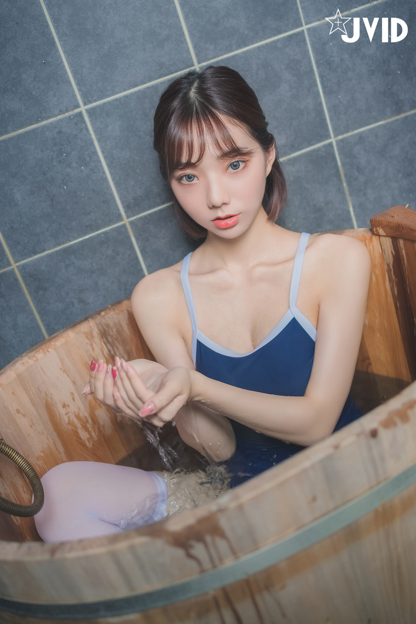 JVID 啾啾 性感高校生啾啾～濕身死庫水！ Set.02