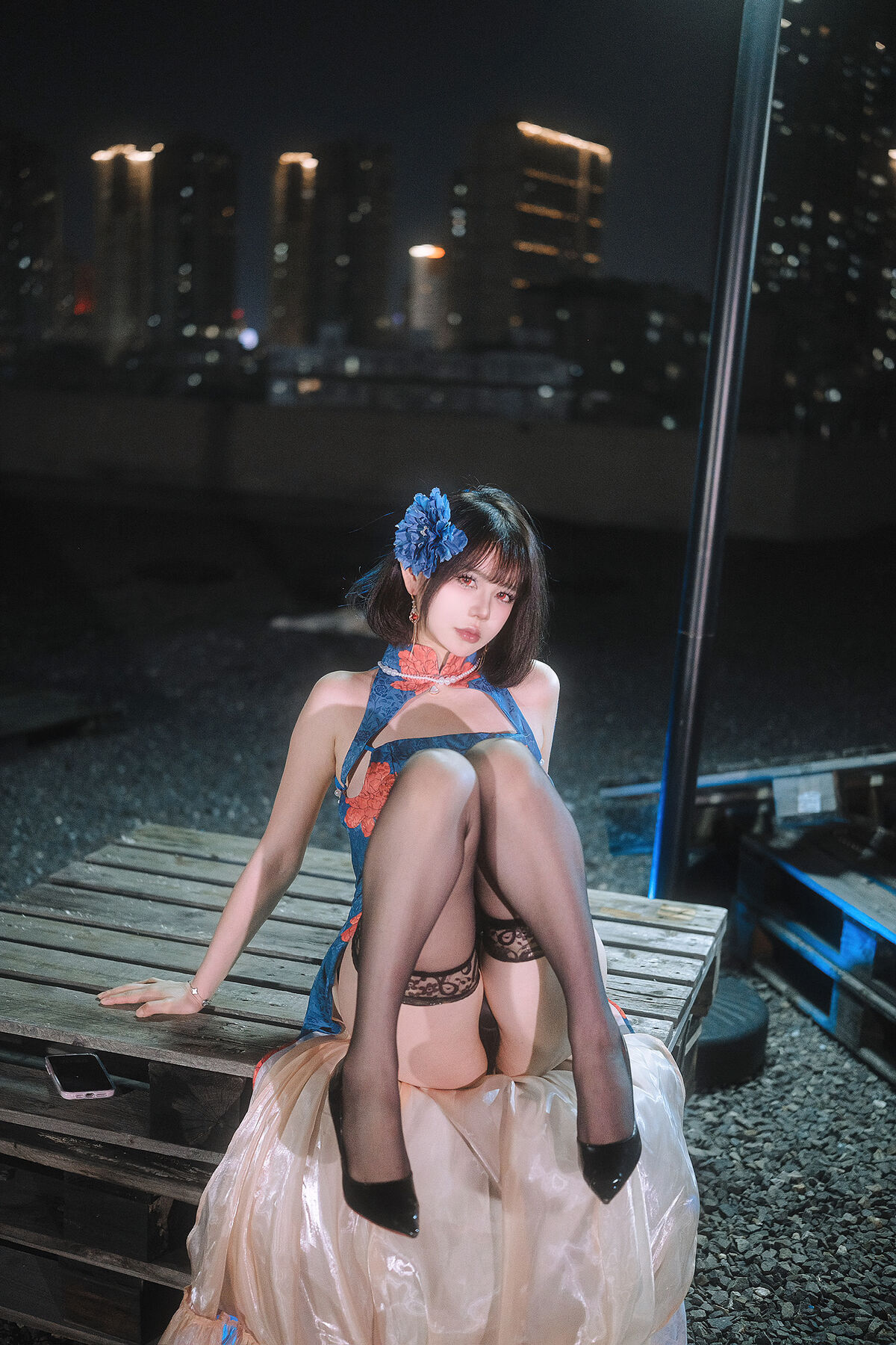 Coser@Tina很妖孽呀 – 碧蓝航线 建武 旗袍 (40P)