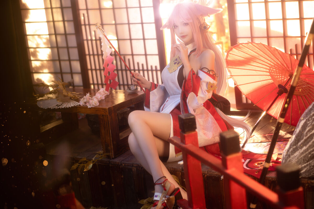 Coser@花兮_honoka – 原神 八重神子 (11P)
