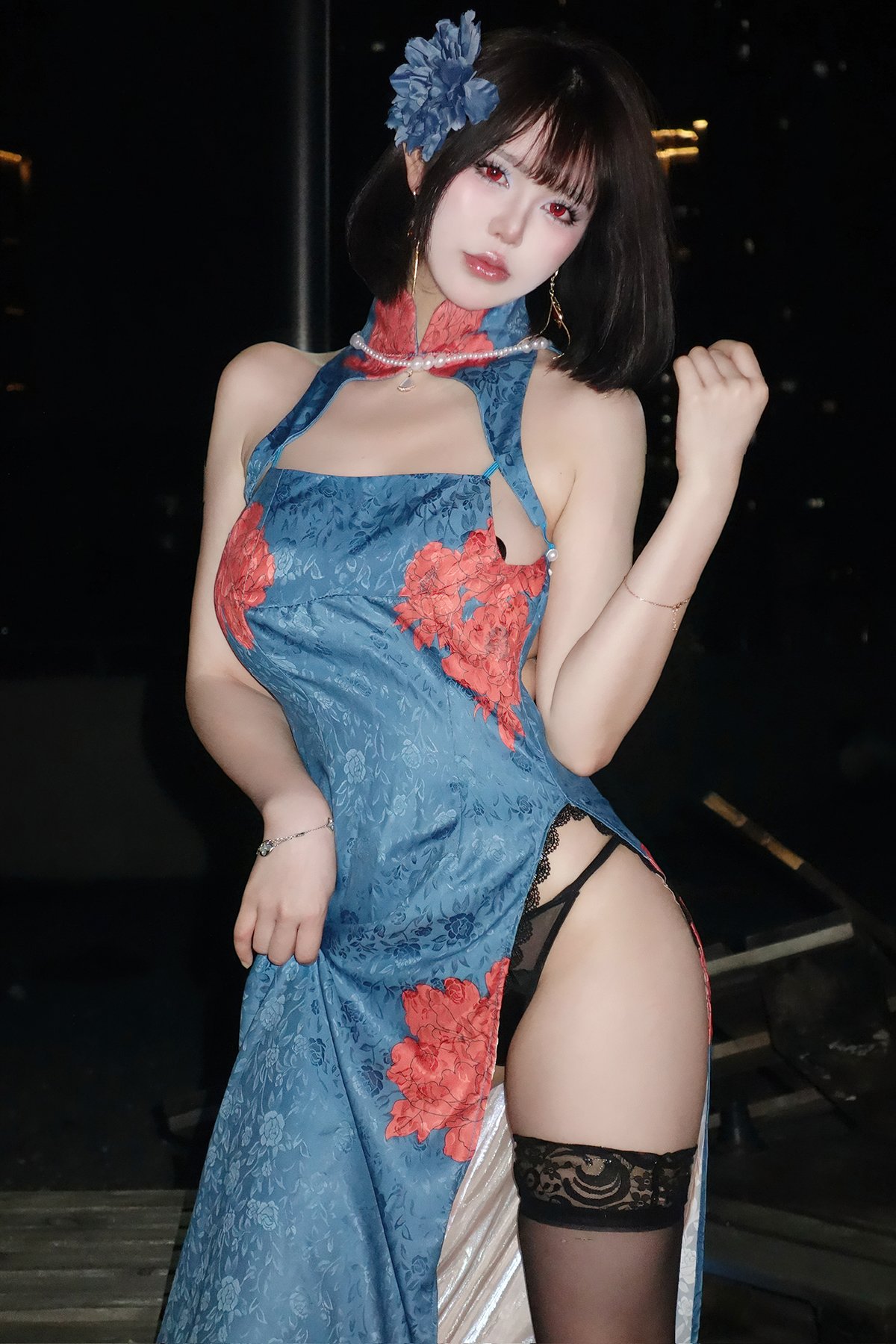 Coser@Tina很妖孽呀 – 碧蓝航线 建武 旗袍 (40P)
