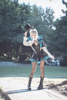 Coser@慕慕Momo – 原神 Genshin 琳妮特的色情魔術 室外