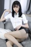 Coser@许岚lan – 灰丝制服