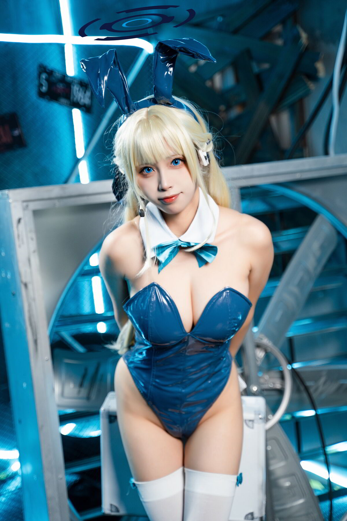Coser@三無人型 – 蔚蓝档案 飞鸟马时兔女郎 (60P)