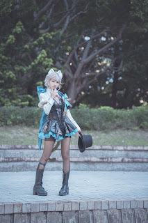 Coser@慕慕Momo – 原神 Genshin 琳妮特的色情魔術 室外