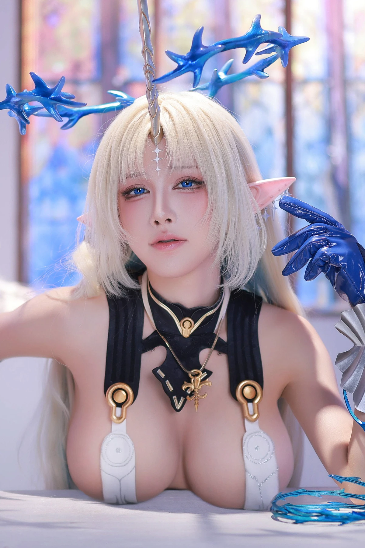 Cosplay 水淼Aqua – 卡提西娅 Fleurdelys Set.02