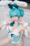 Coser@Sally多啦雪 (Sally Dorasnow) Miku Bunny Girl