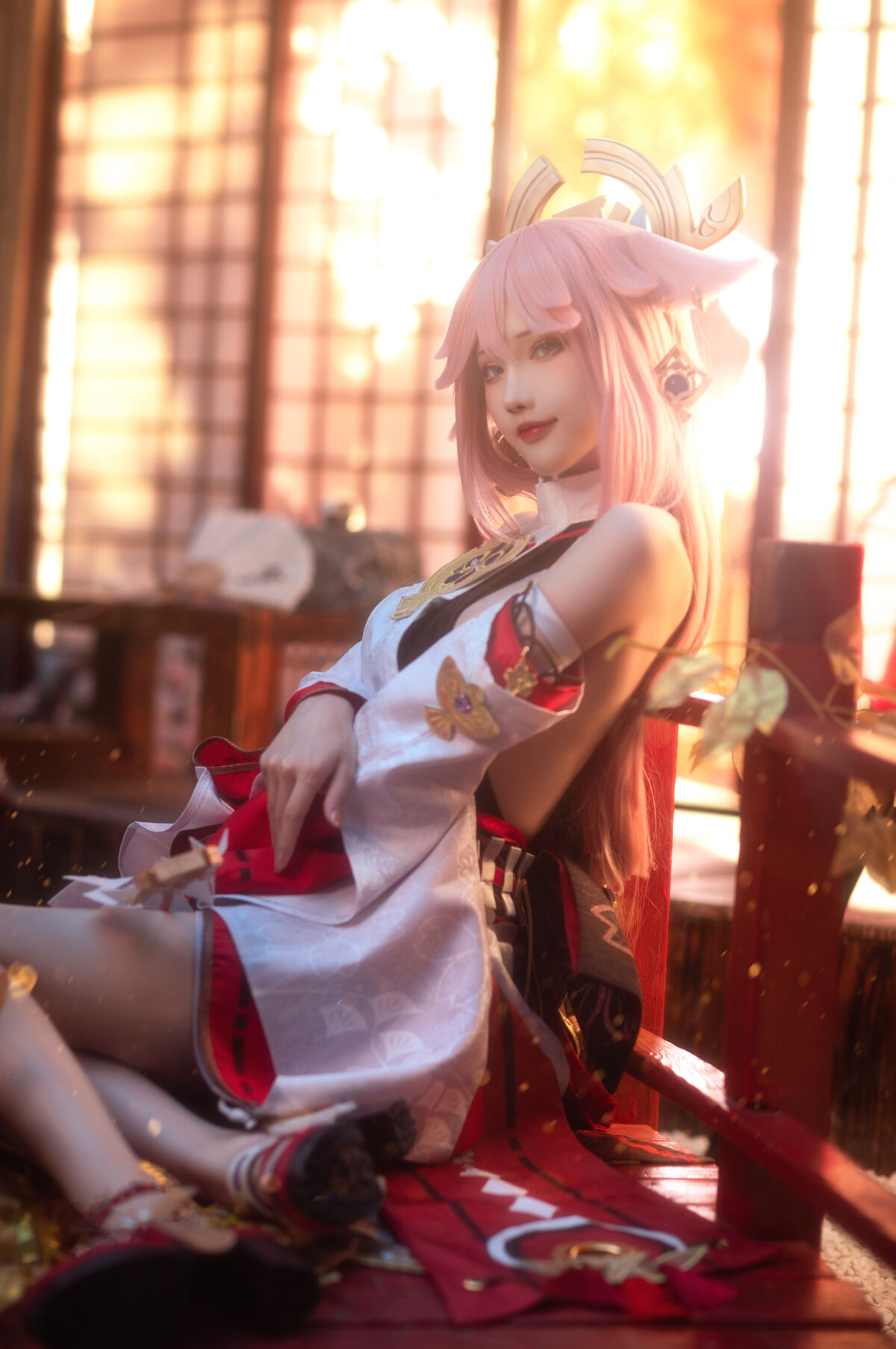 Coser@花兮_honoka – 原神 八重神子 (11P)
