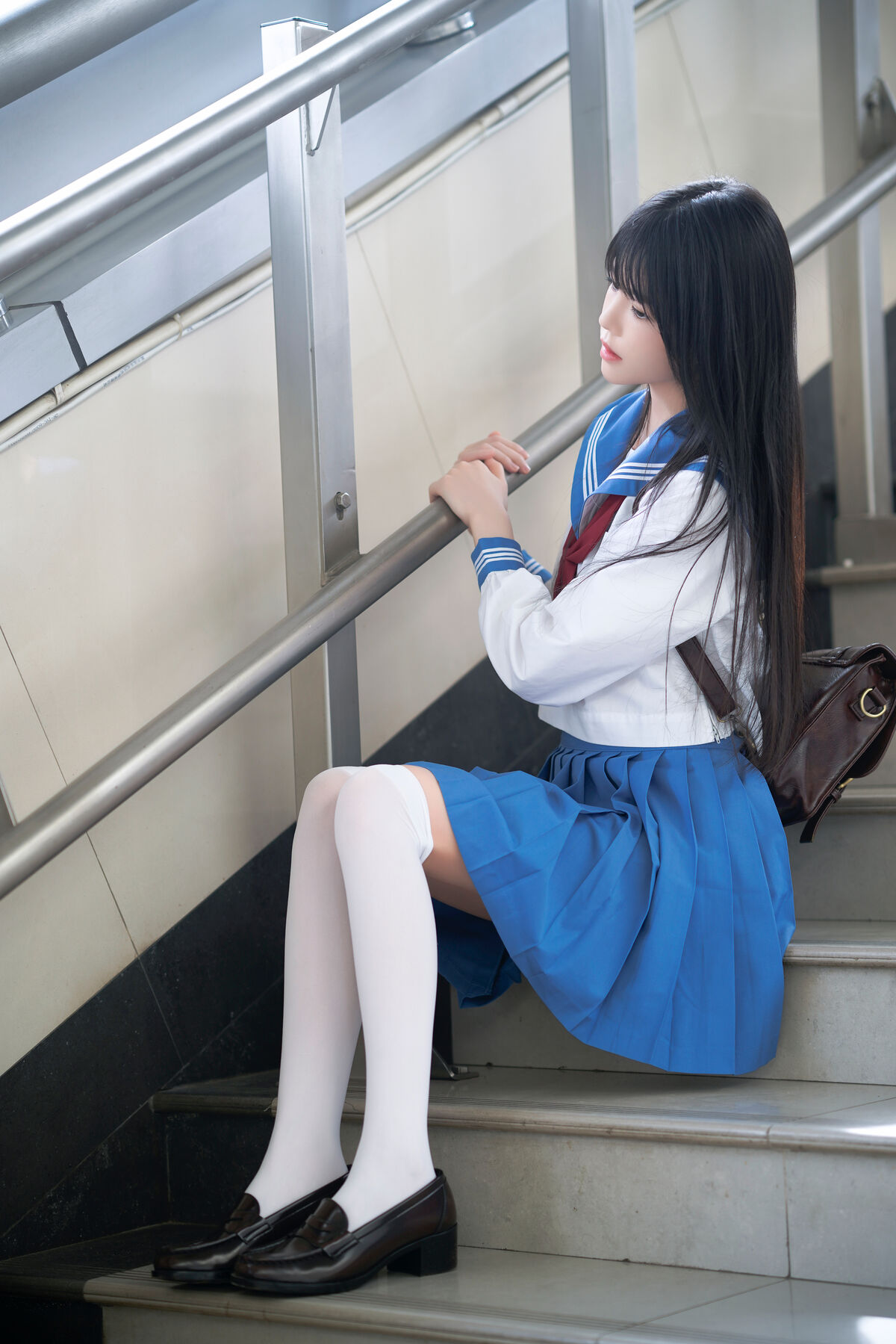 Coser@桜桃喵 – 地铁JK (34P)