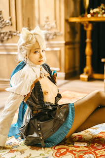 Coser@慕慕Momo – 原神 Genshin 琳妮特的色情魔術 室内