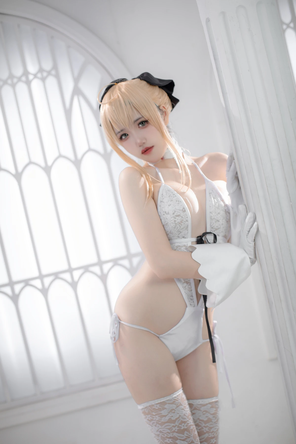 Cosplay 阿薰kaOri – FGO 白Saber