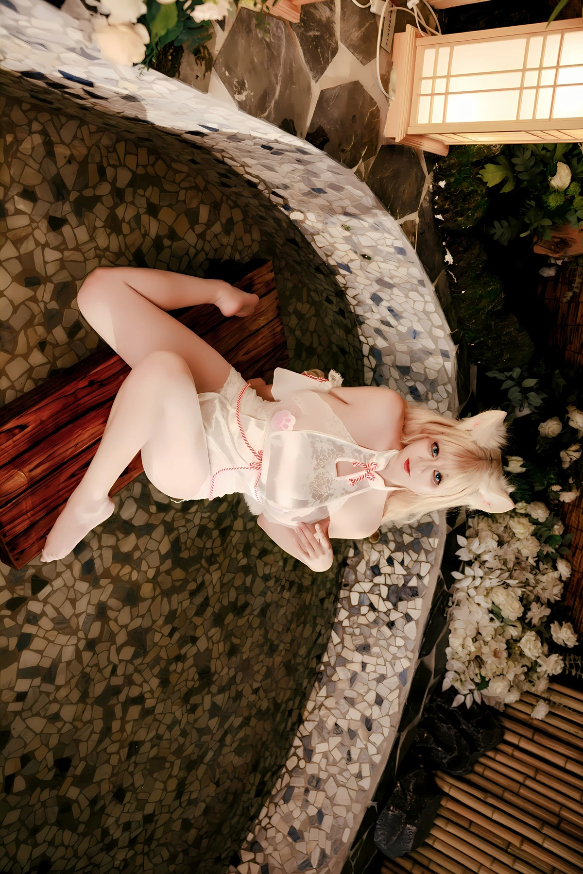 Cosplay 阿雪雪 – 温泉狐狸