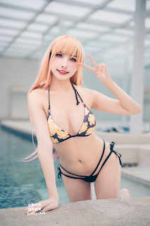 Coser@慕慕Momo – Marin 海夢 – Ver.泳裝