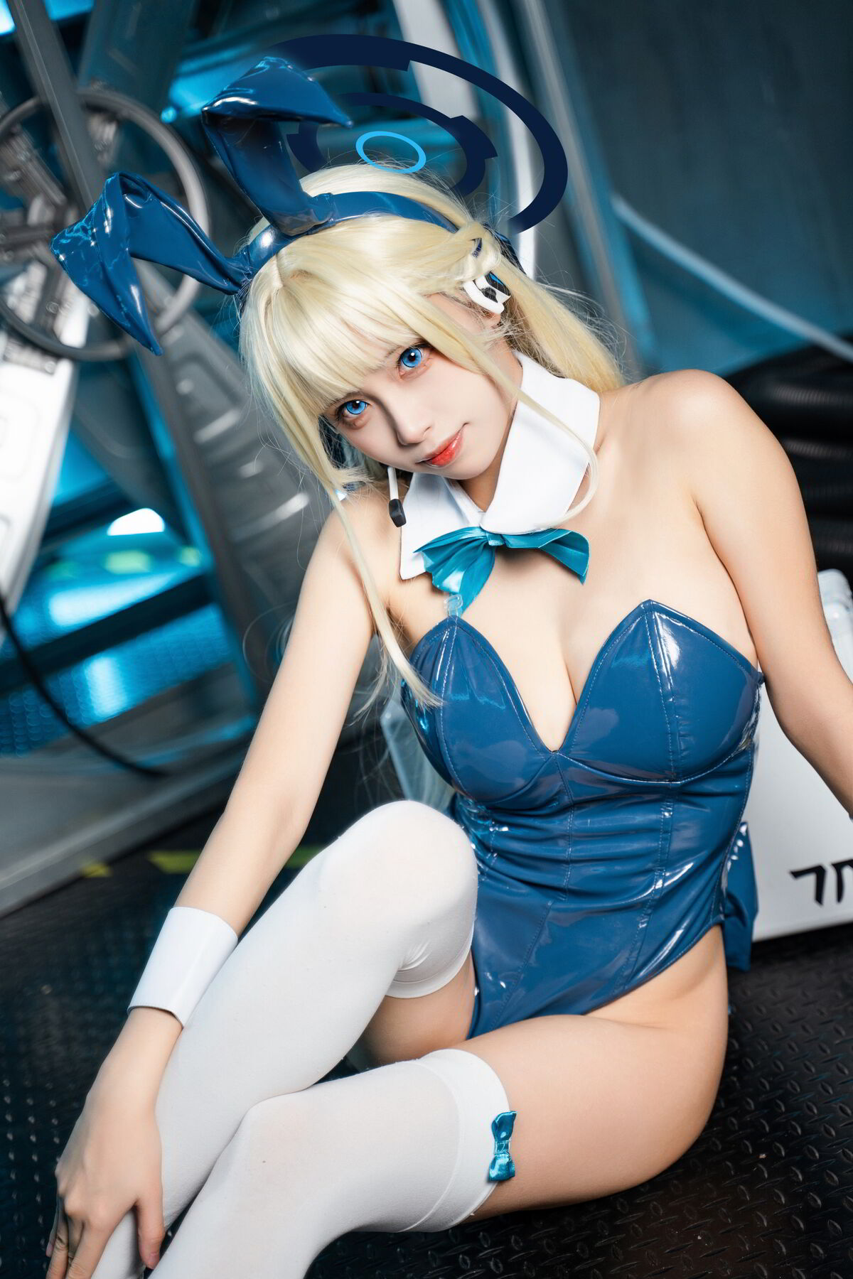 Coser@三無人型 – 蔚蓝档案 飞鸟马时兔女郎 (60P)