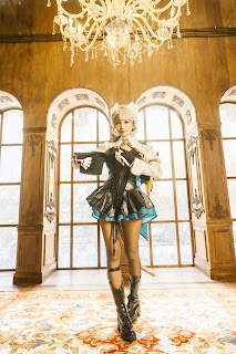 Coser@慕慕Momo – 原神 Genshin 琳妮特的色情魔術 室内
