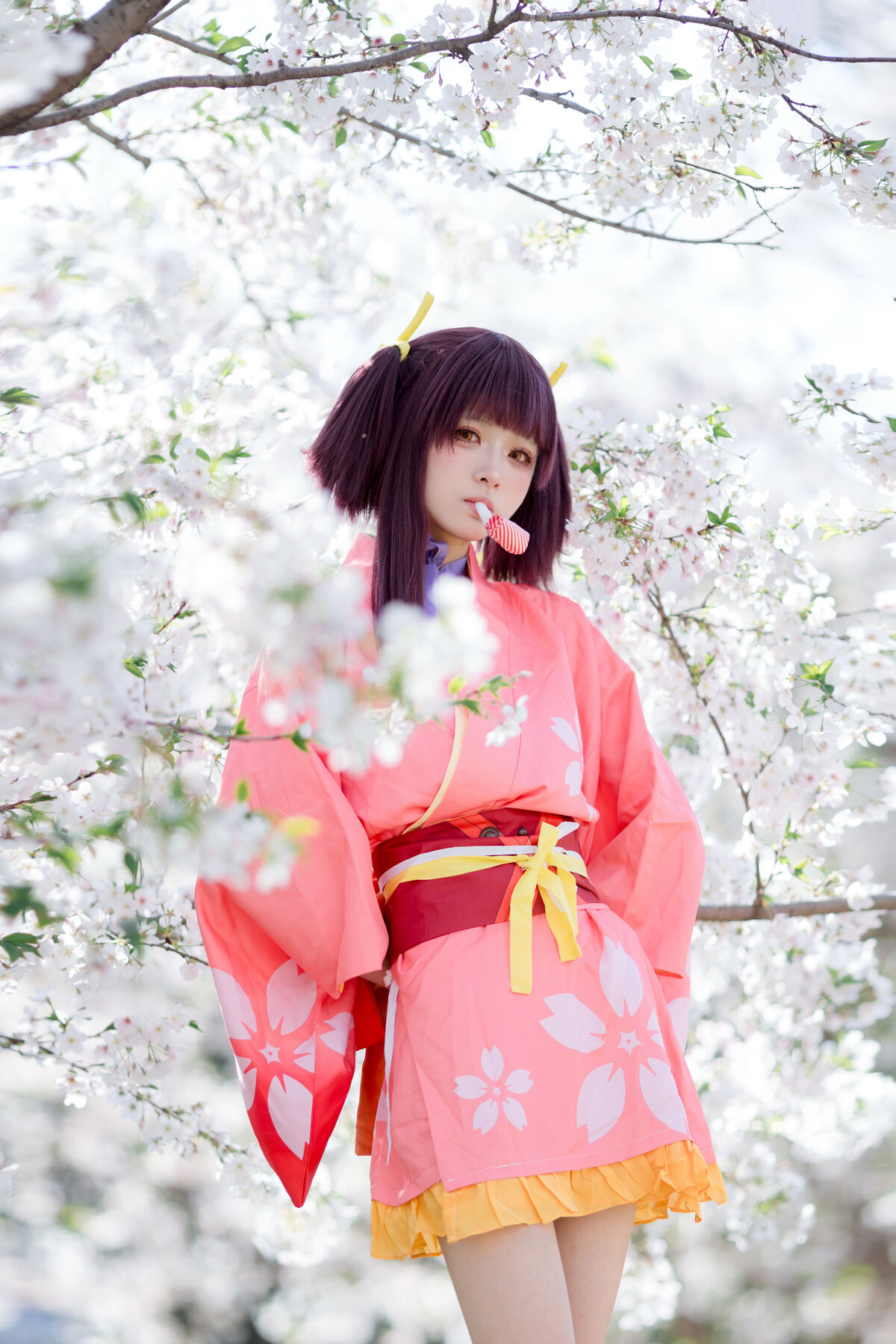 Coser@九柒喵 – 甲铁城的卡巴内利 无名 和服 (35P)