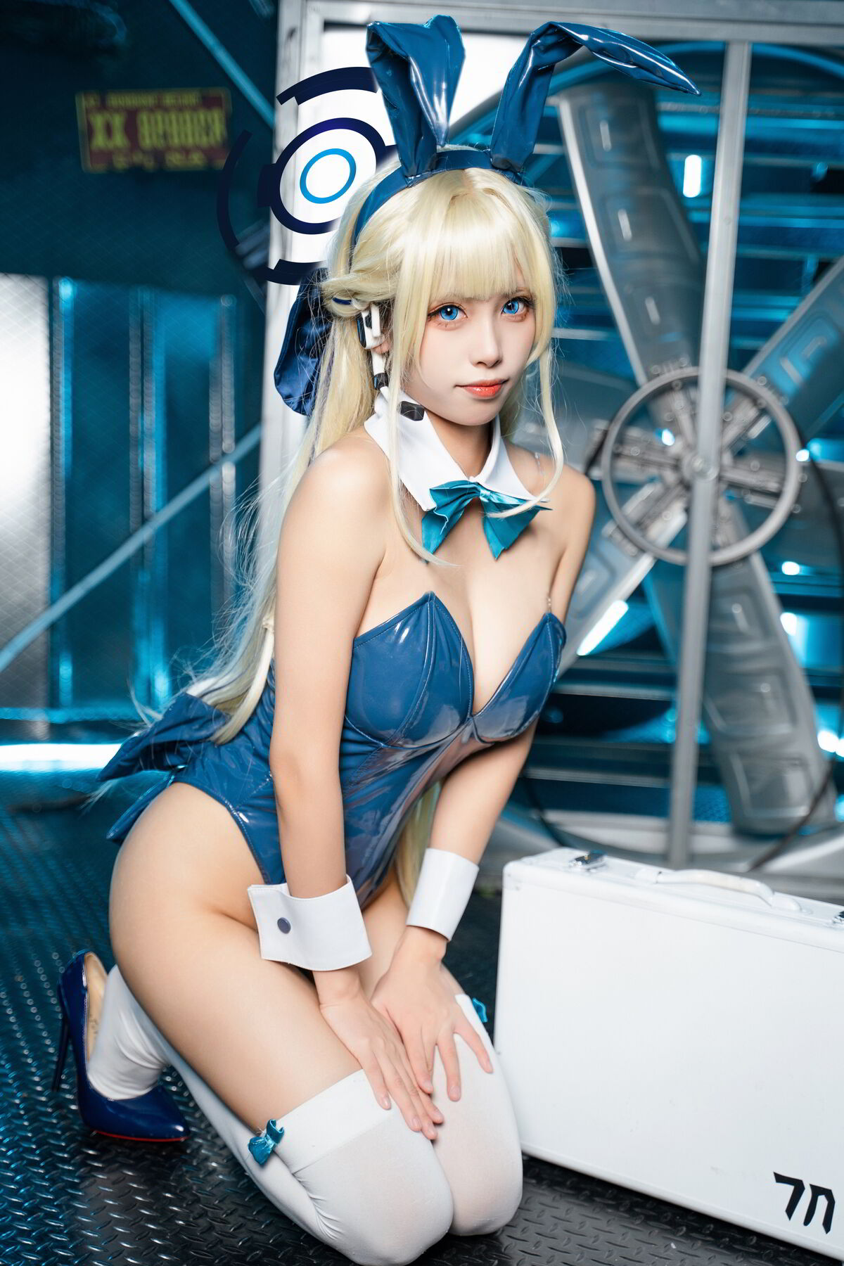 Coser@三無人型 – 蔚蓝档案 飞鸟马时兔女郎 (60P)