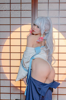 Coser@黏黏团子兔 – 绫华的小憩