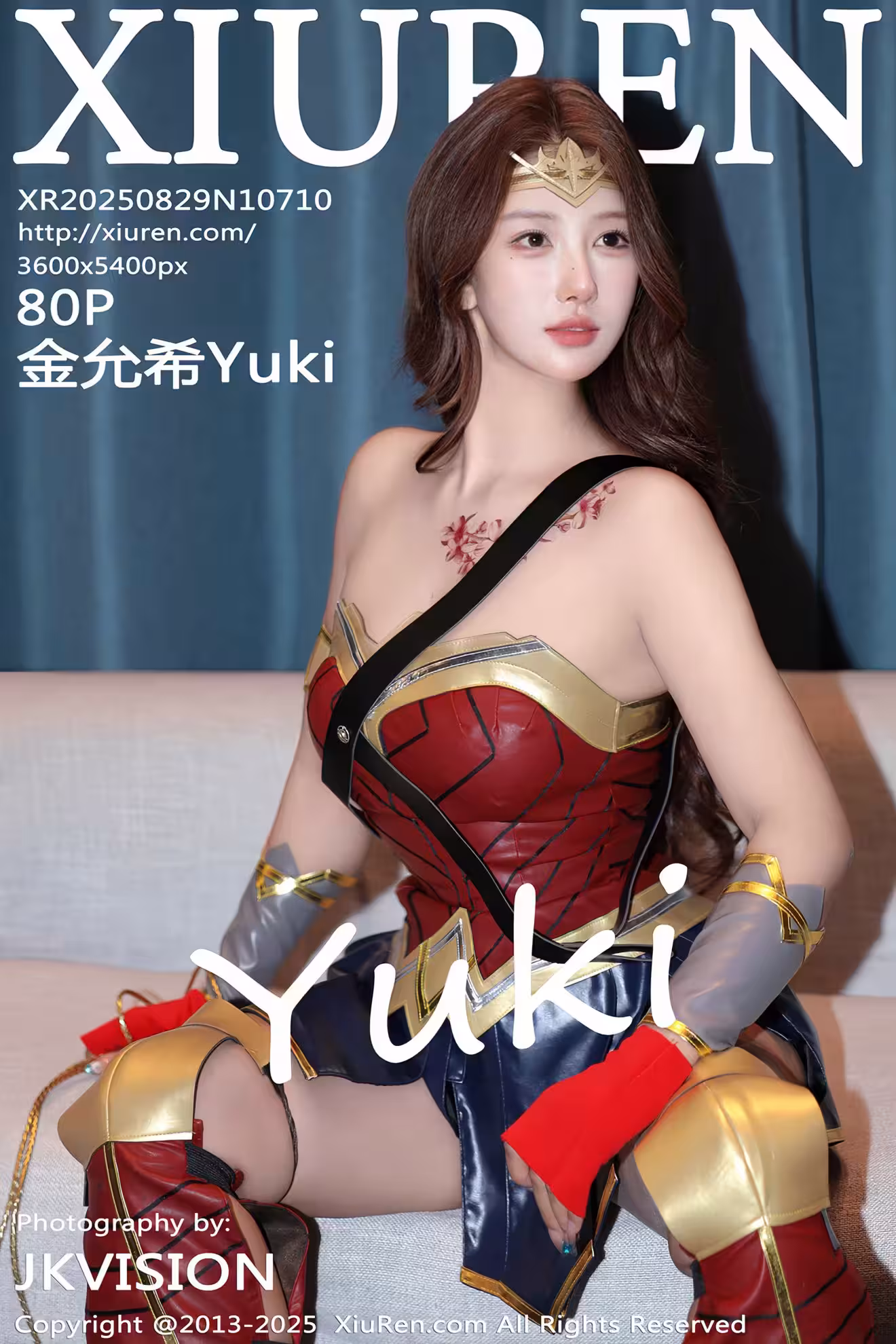 【XIUREN秀人網】2025.08.29 Vol.10710 金允希Yuki 完整版無水印寫真【80P】