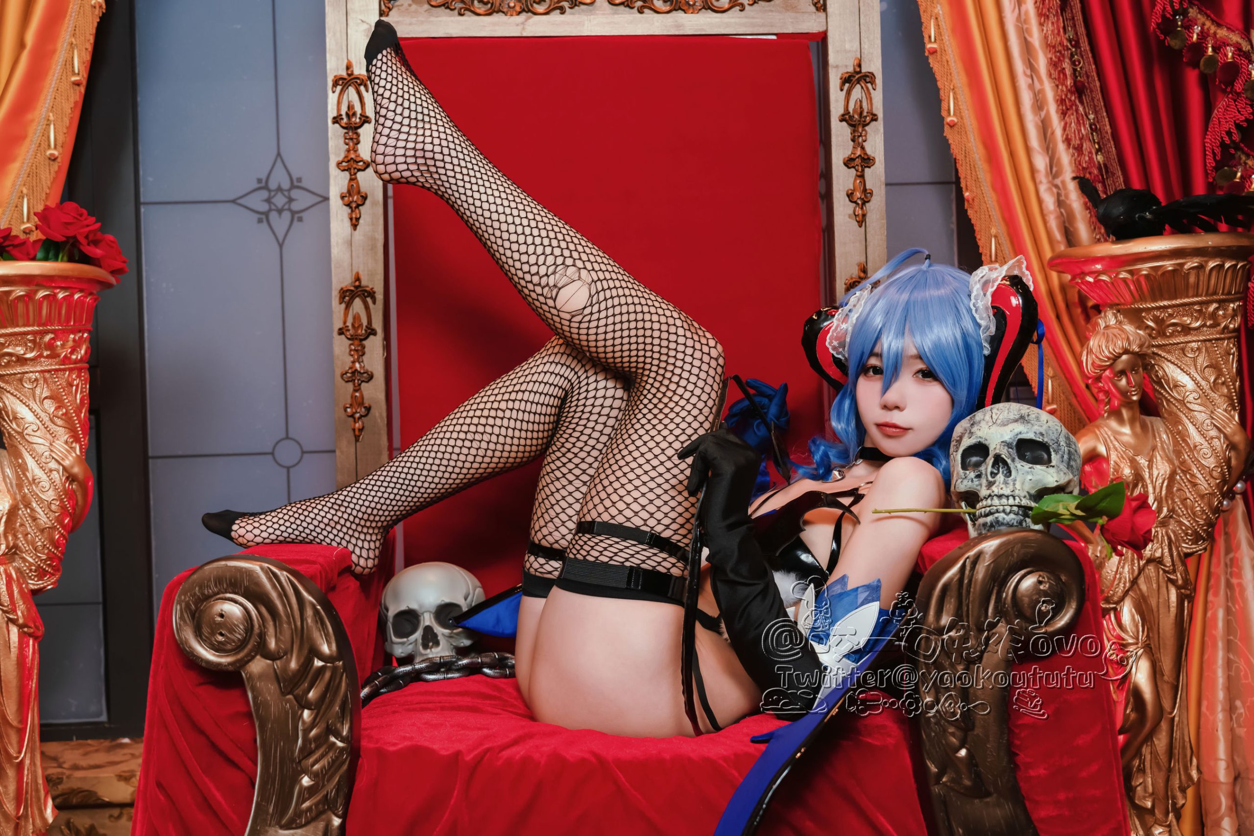 [福利COS] 咬一口兔娘 - 甘雨魅魔