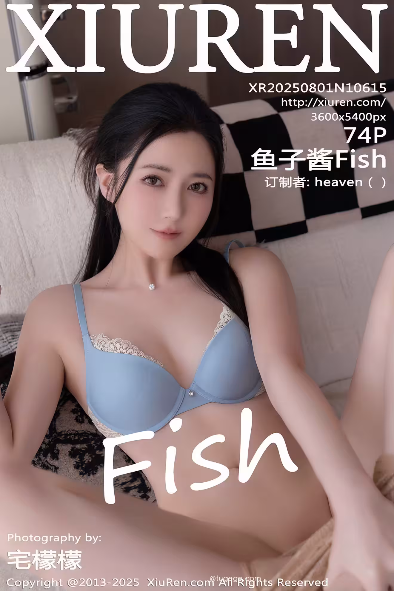 【XIUREN秀人網】2025.08.01 Vol.10615 魚子醬Fish 完整版無水印寫真【75P】