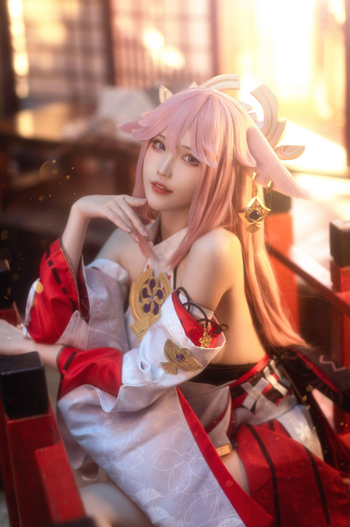Coser@花兮_honoka – 原神 八重神子 (11P)