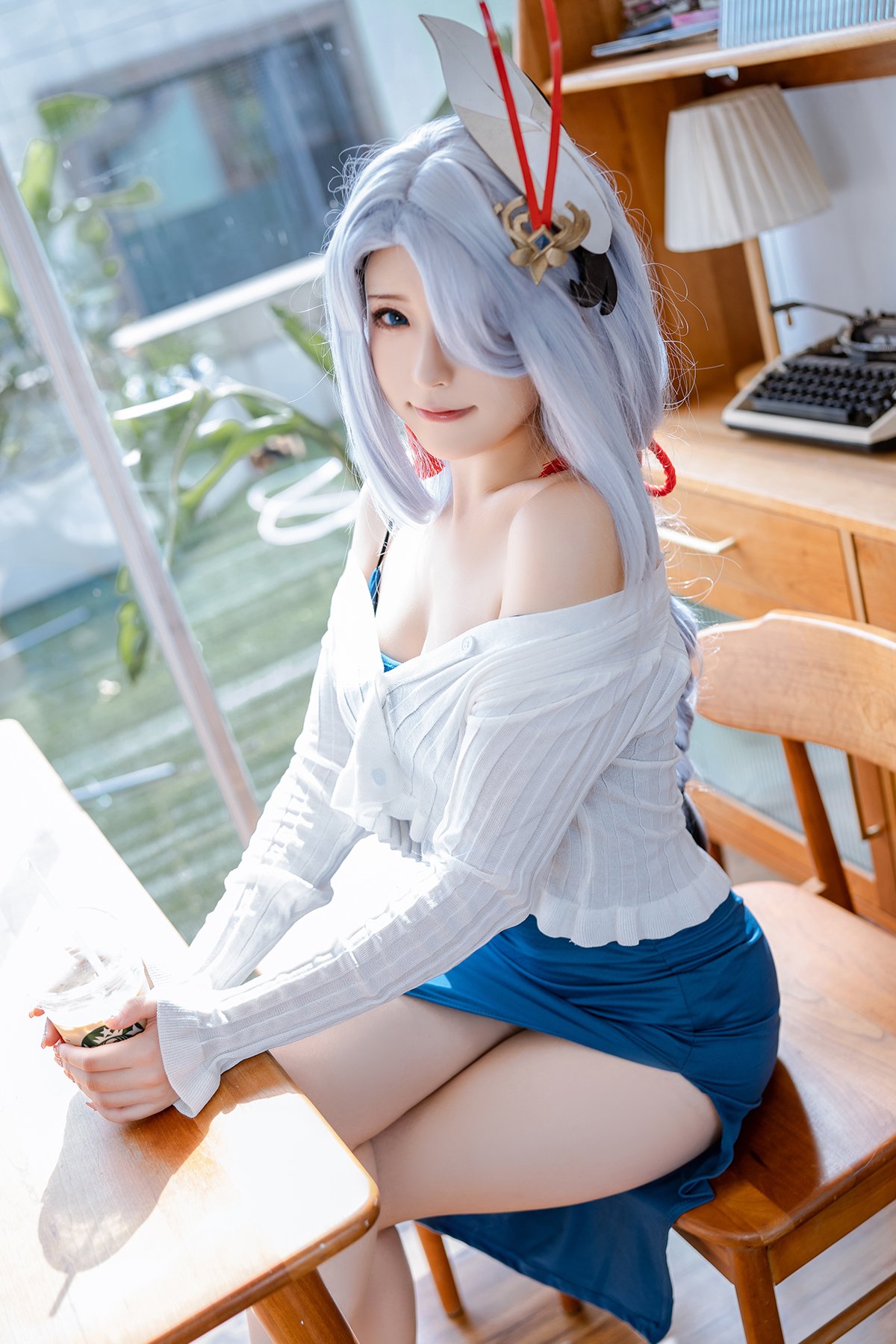 Coser@Quan冉有点饿 – 原神 申鹤 同人礼服