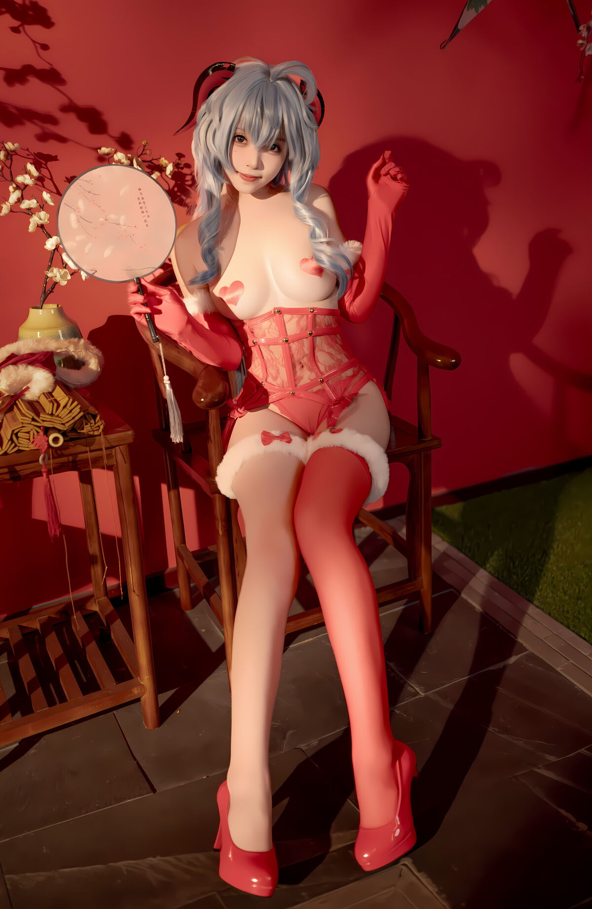 Coser@Bangni邦尼 – 甘雨新春 Part02 (45P)
