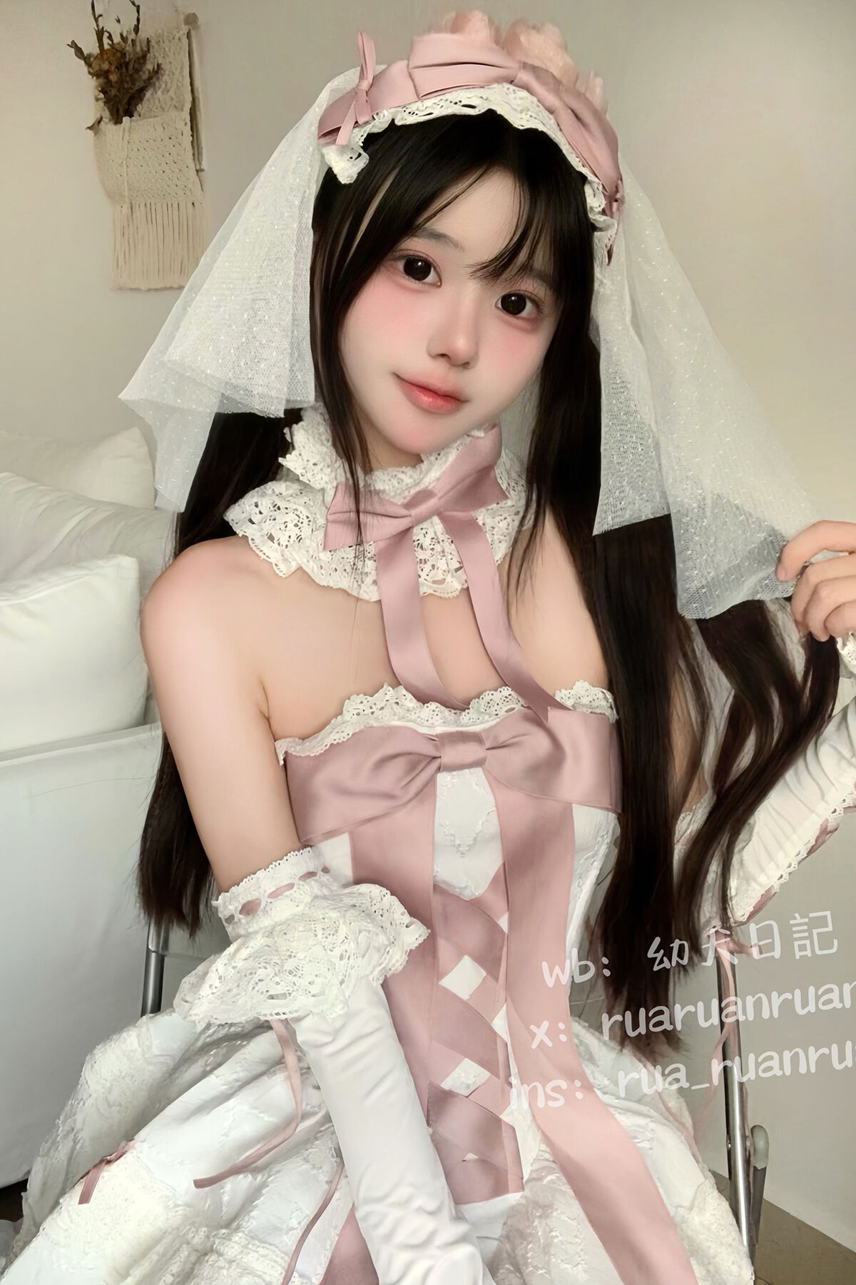 Coser@rua阮阮 – 初恋缎带 (19P)