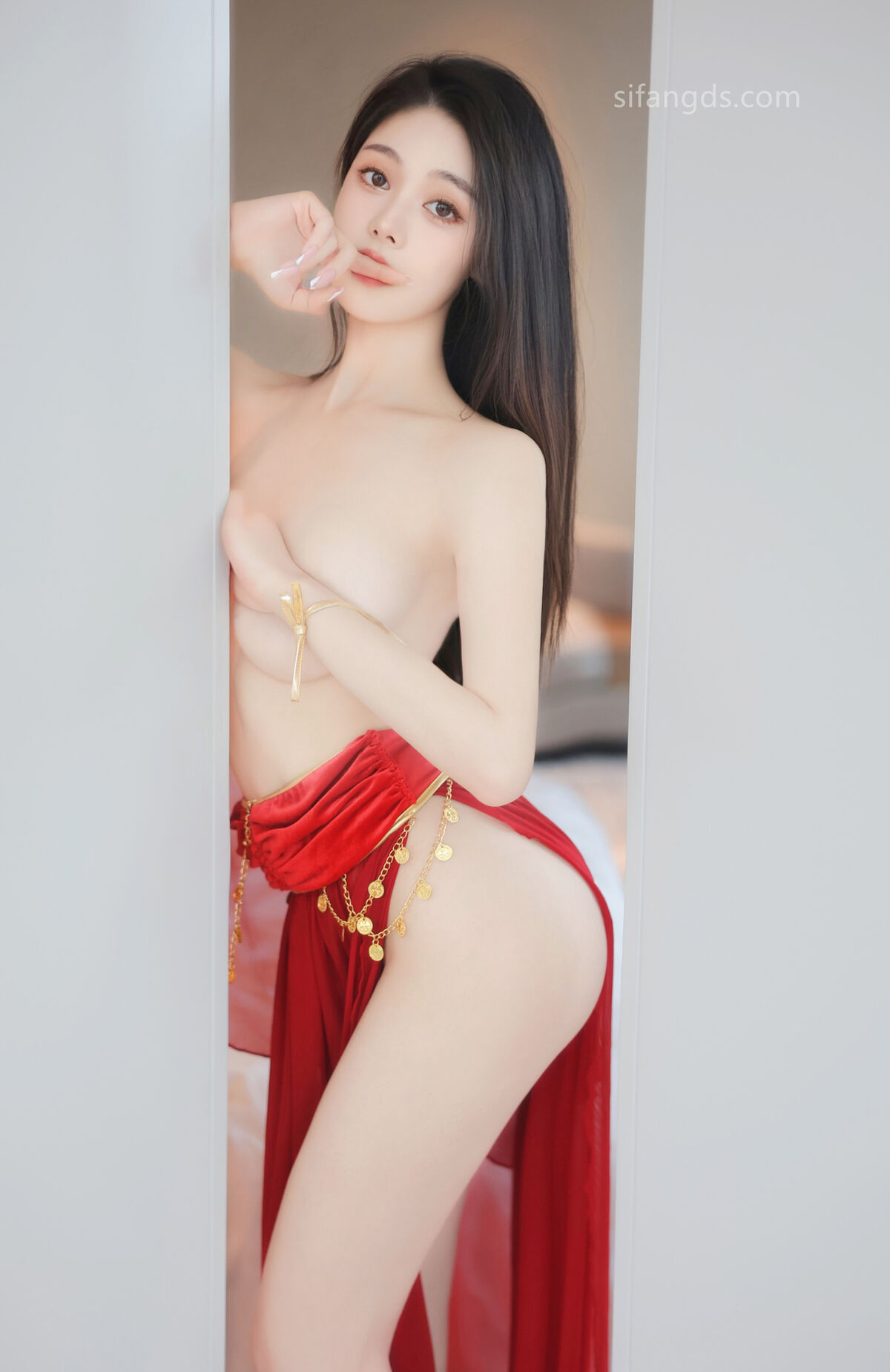 XR Uncensored Qing Miao 清妙 – R18 秀人网模特 红色舞裙 S Part02 (47P)
