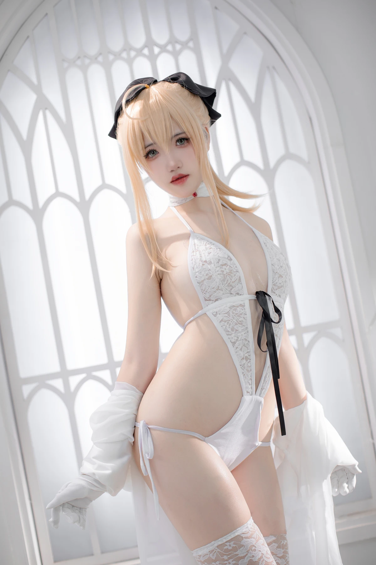 Cosplay 阿薰kaOri – FGO 白Saber