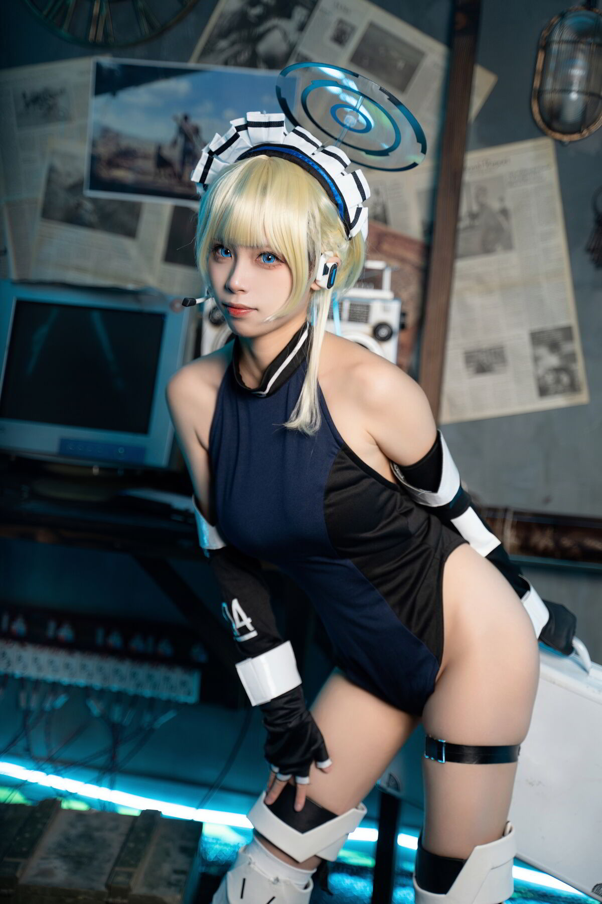 Coser@三無人型 – 蔚蓝档案 飞鸟马时兔女郎 (60P)
