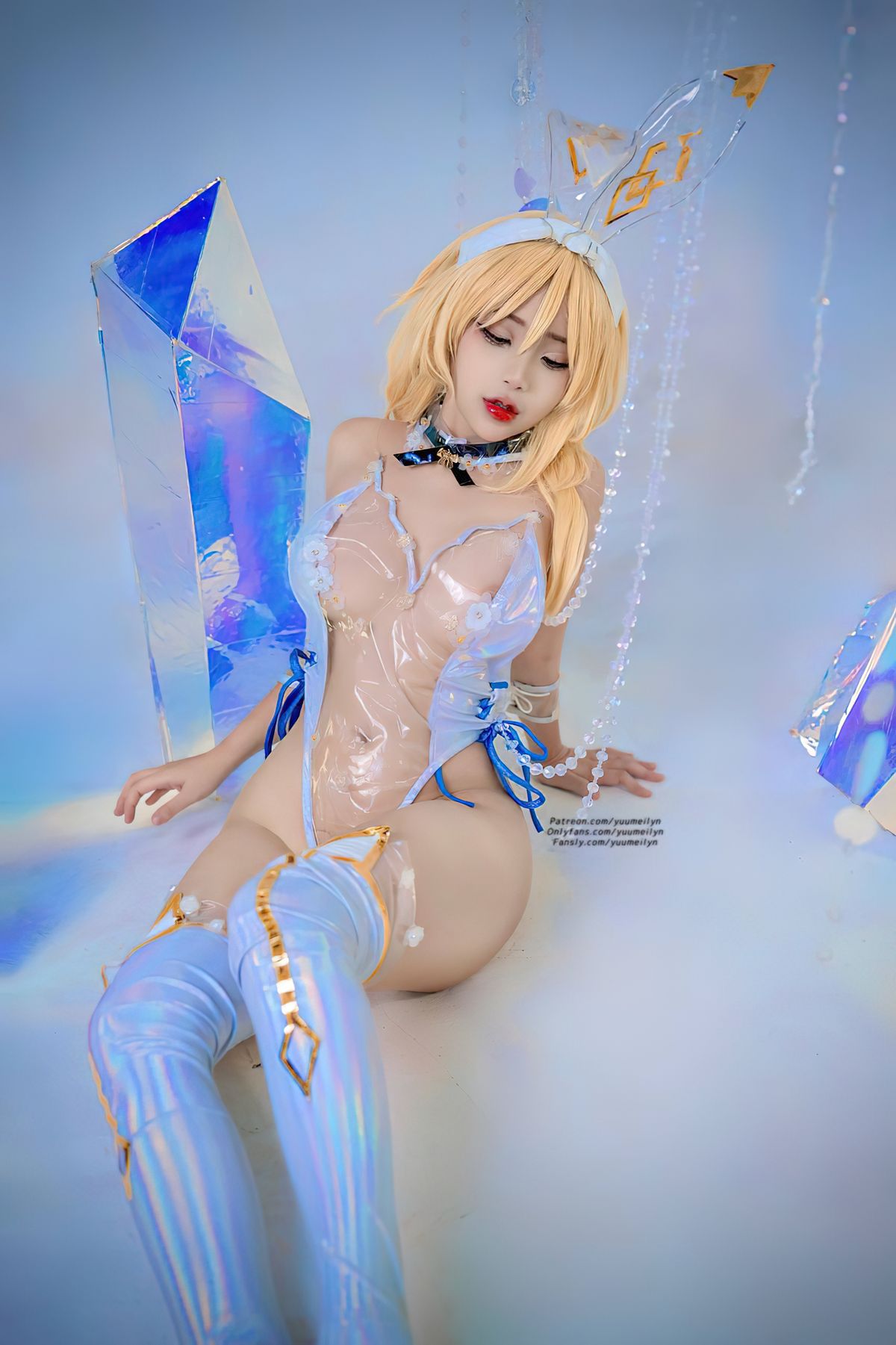 Coser@linhi_cute yuumeilyn – 原神 荧 (58P – 1V)