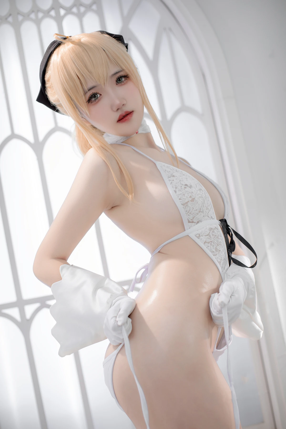 Cosplay 阿薰kaOri – FGO 白Saber