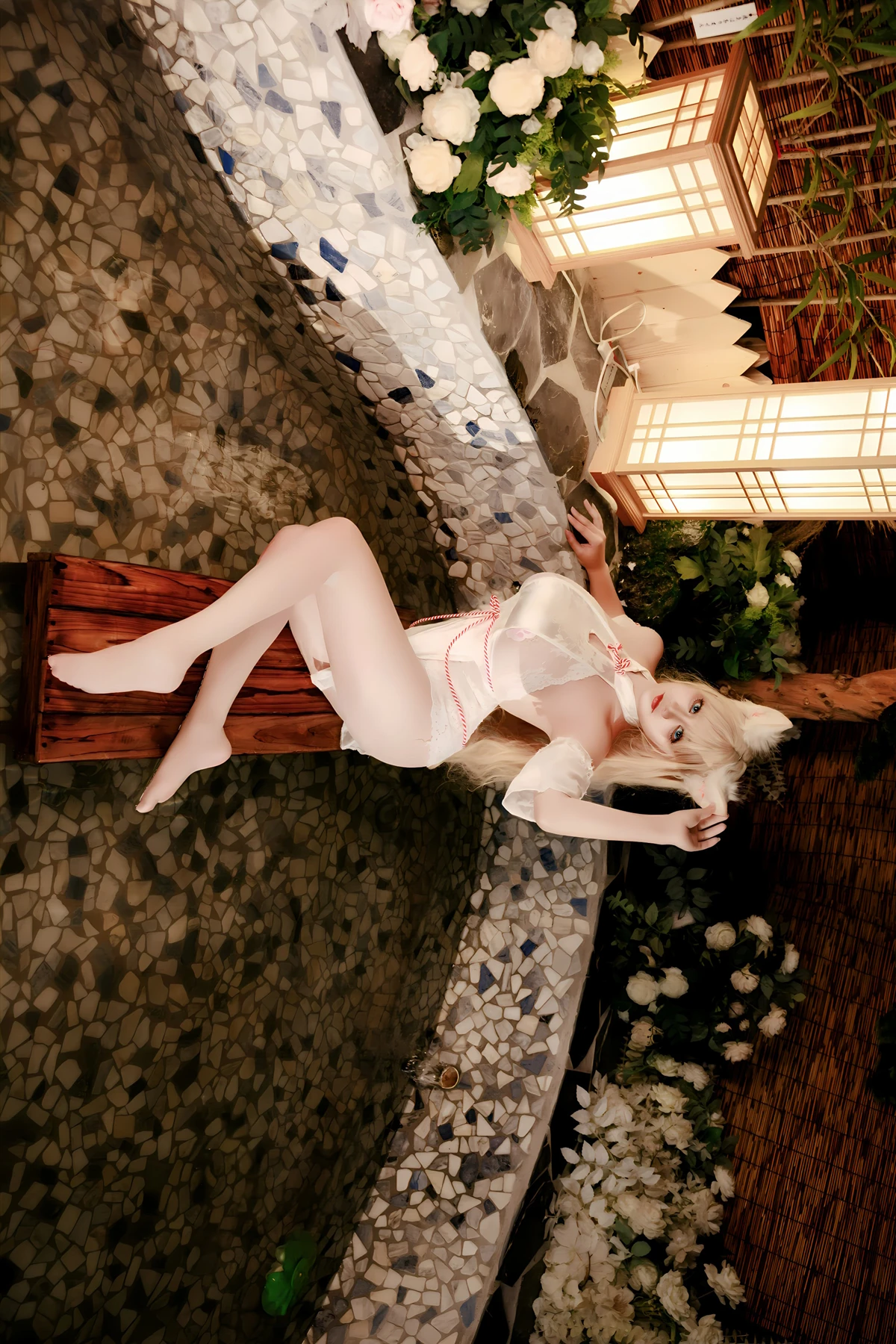 Cosplay 阿雪雪 – 温泉狐狸