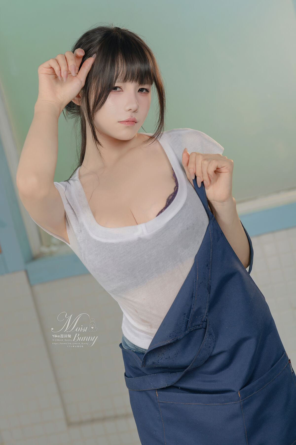 Coser@黏黏团子兔 – 09月作品『钱汤の女将』每夜 Part01 (55P – 2V)