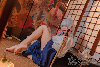 Coser@黏黏团子兔 – 绫华的小憩