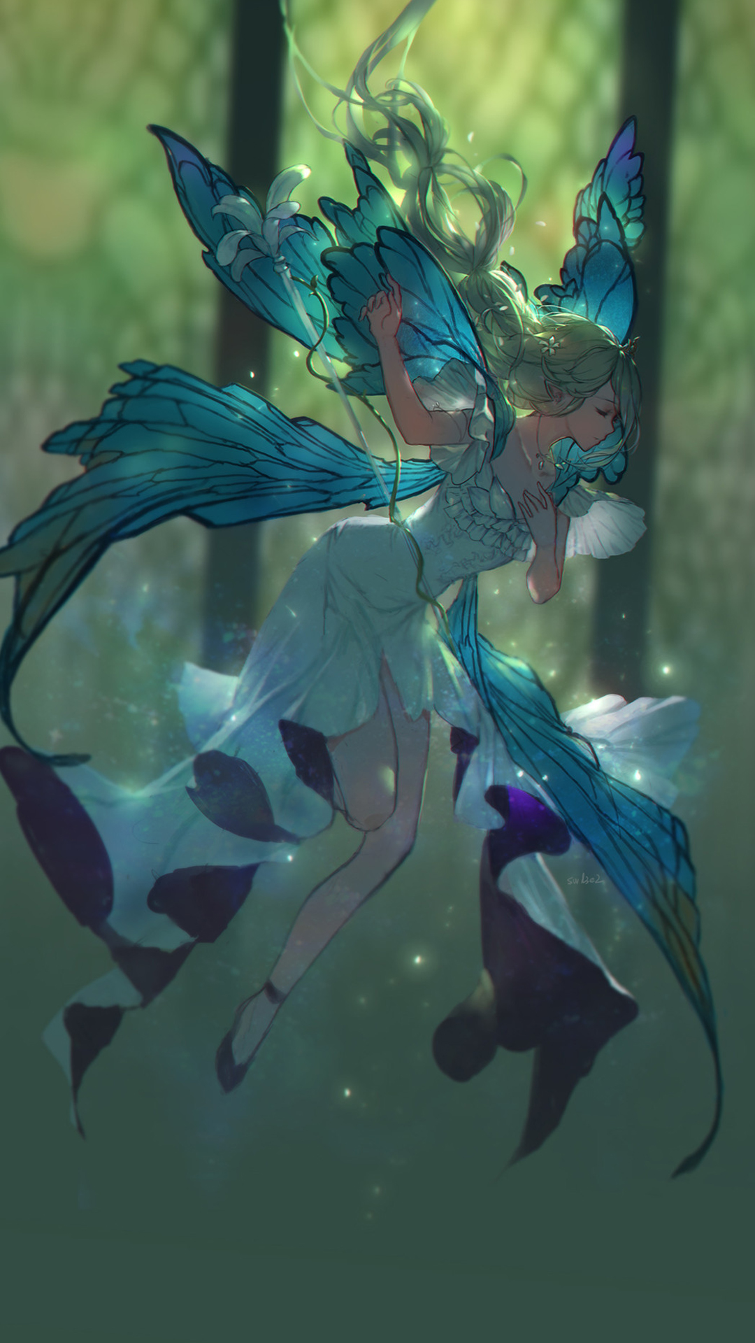 个性清新动漫少女