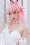 Coser@PingPing – Yae Sakura Wedding Dress