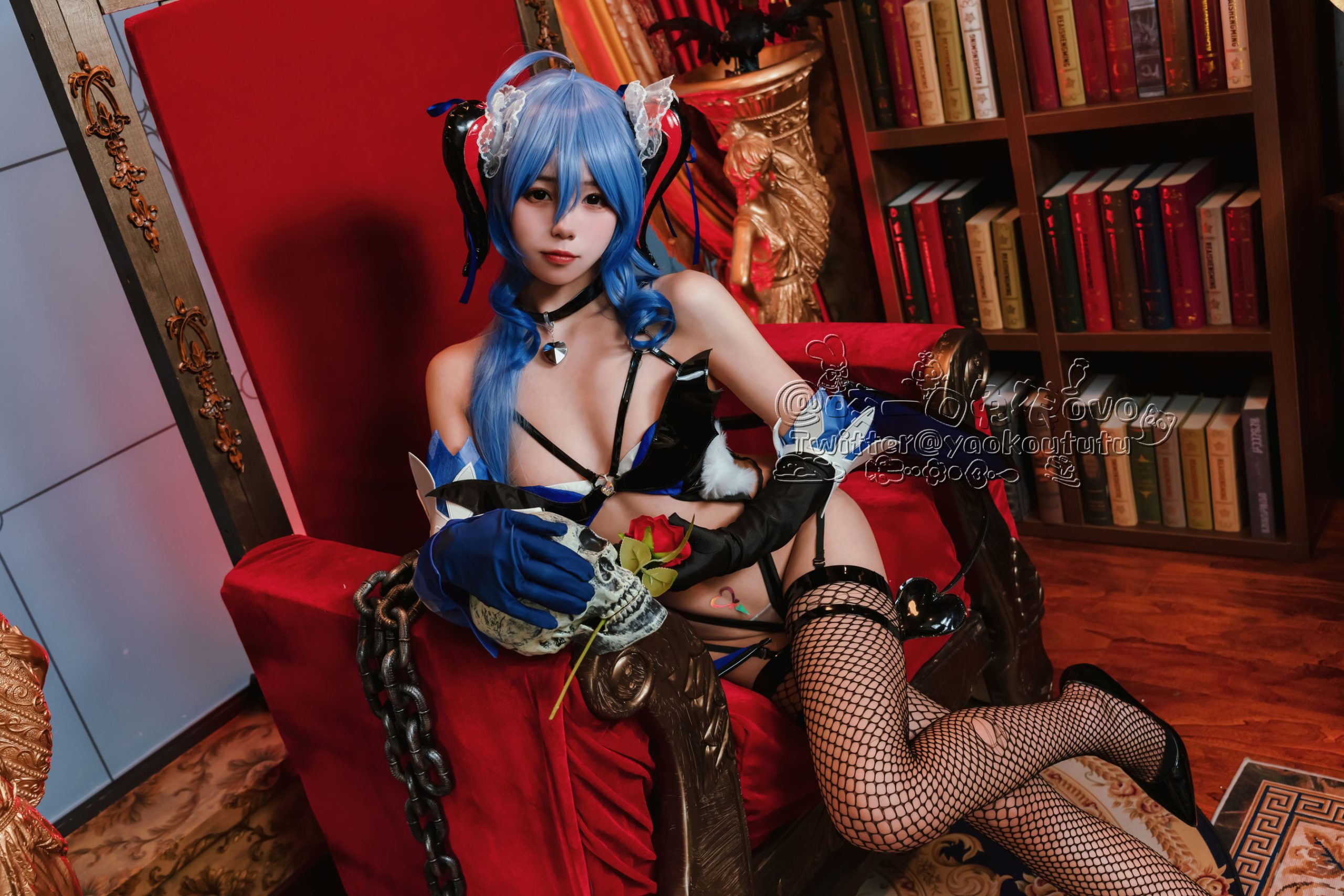 [福利COS] 咬一口兔娘 - 甘雨魅魔