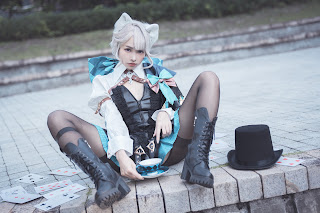 Coser@慕慕Momo – 原神 Genshin 琳妮特的色情魔術 室外