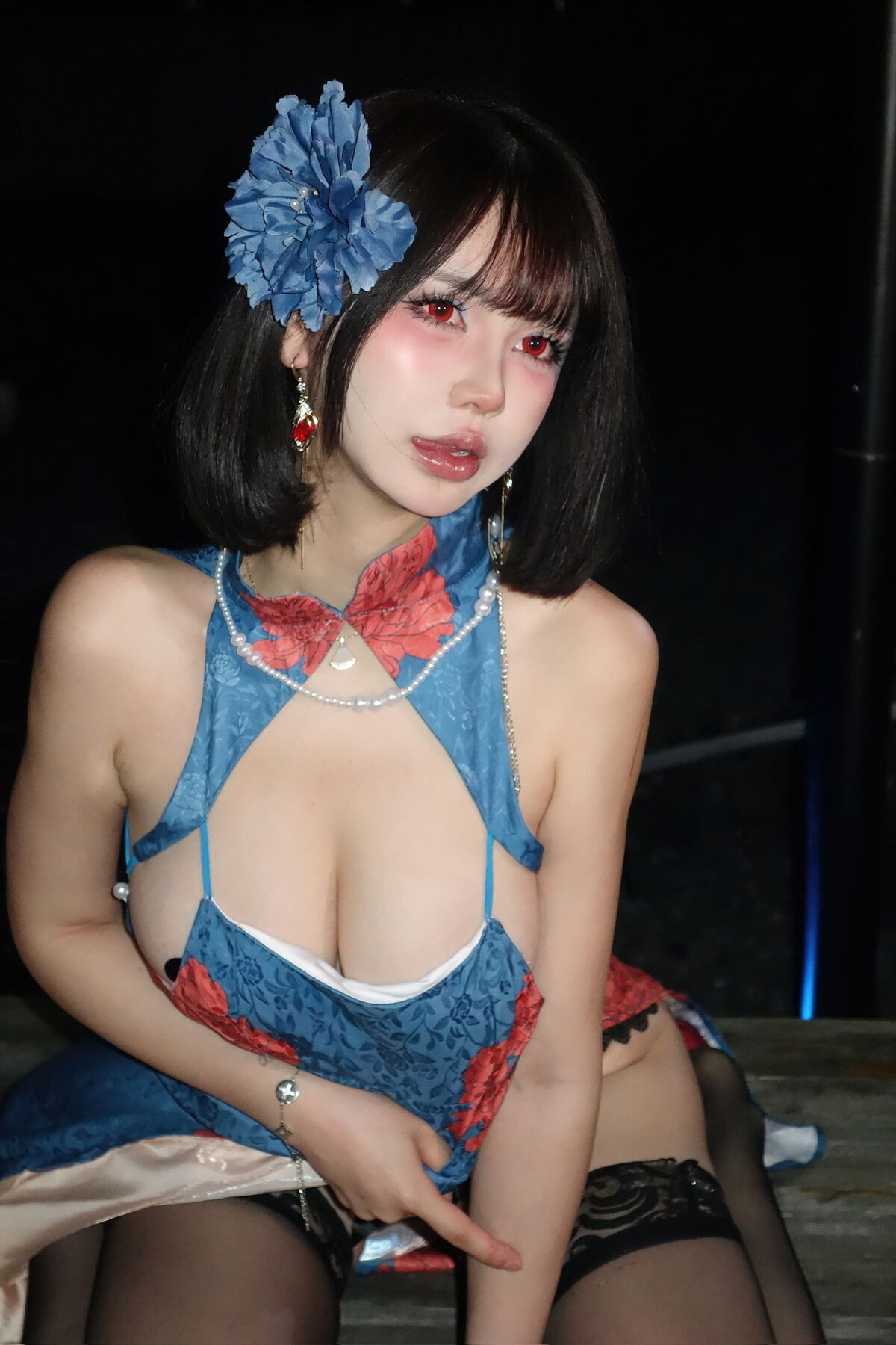 Coser@Tina很妖孽呀 – 碧蓝航线 建武 旗袍 (40P)