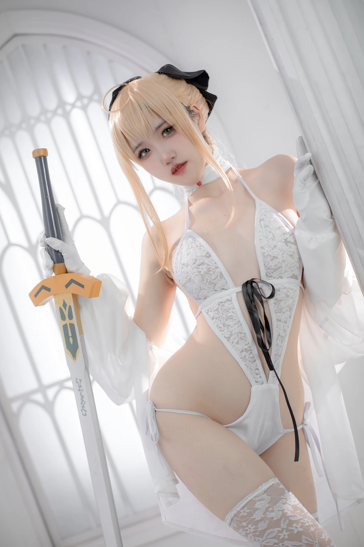 Cosplay 阿薰kaOri – FGO 白Saber