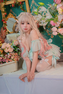 Coser@黏黏团子兔 – 豌豆公主的秘密花房