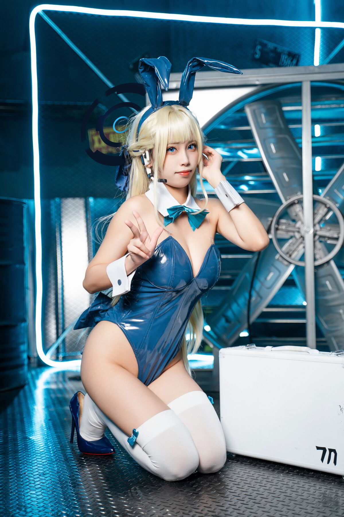 Coser@三無人型 – 蔚蓝档案 飞鸟马时兔女郎 (60P)