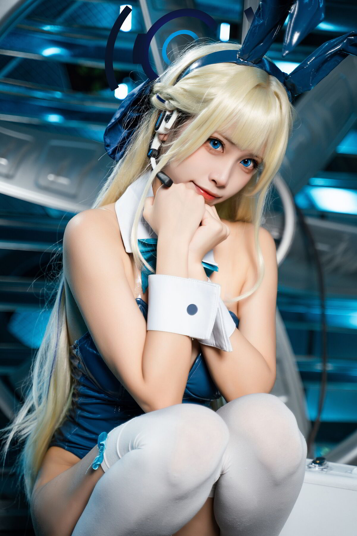 Coser@三無人型 – 蔚蓝档案 飞鸟马时兔女郎 (60P)