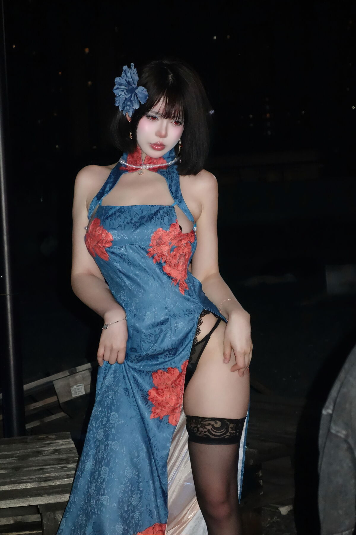 Coser@Tina很妖孽呀 – 碧蓝航线 建武 旗袍 (40P)