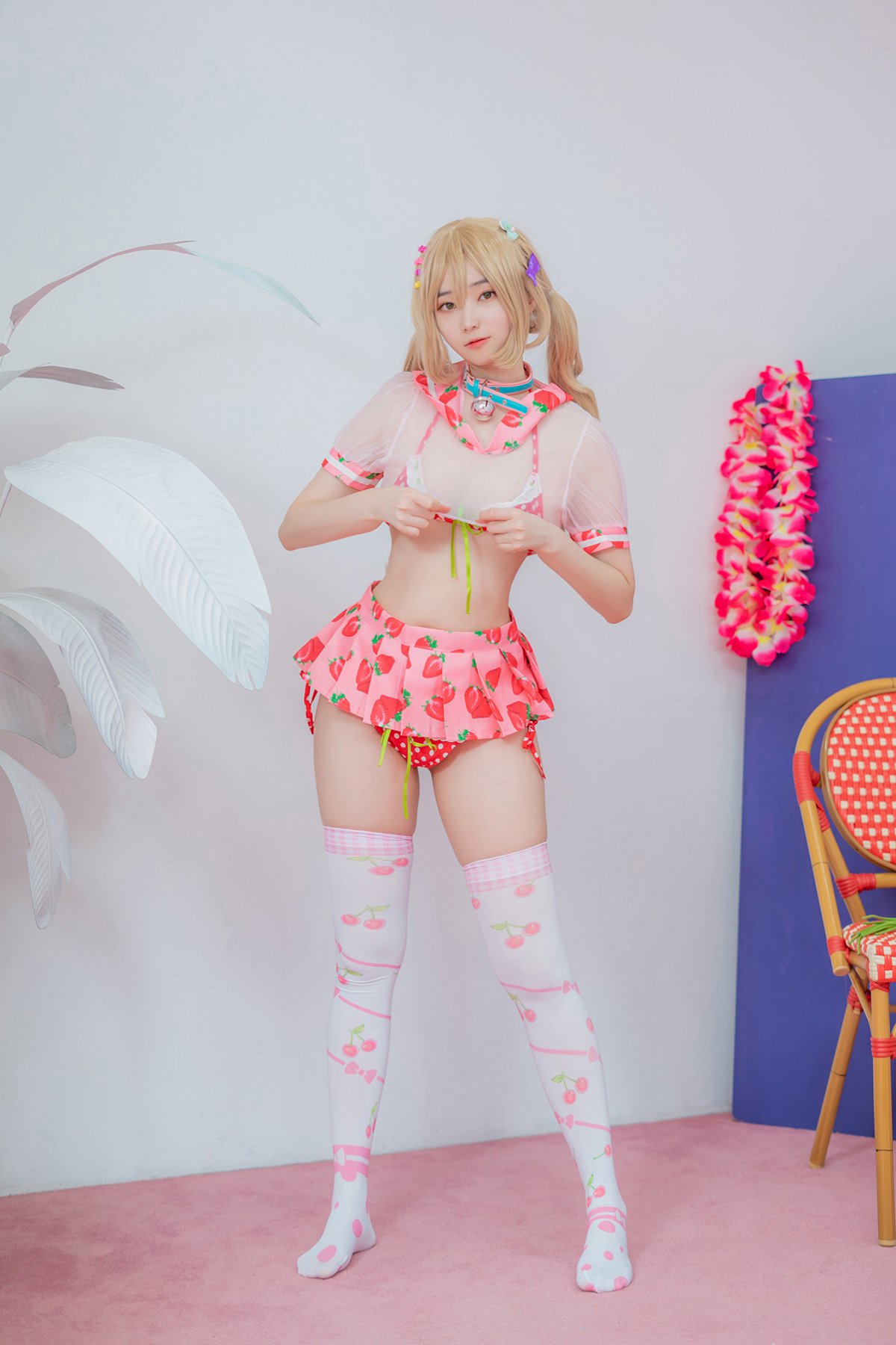 CreamSoda Bambi 밤비 Over knee socks A