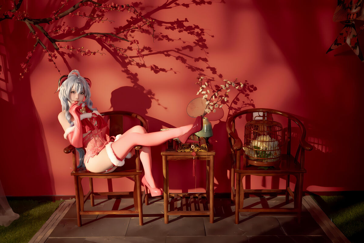 Coser@Bangni邦尼 – 甘雨新春 Part01 (46P – 8V)
