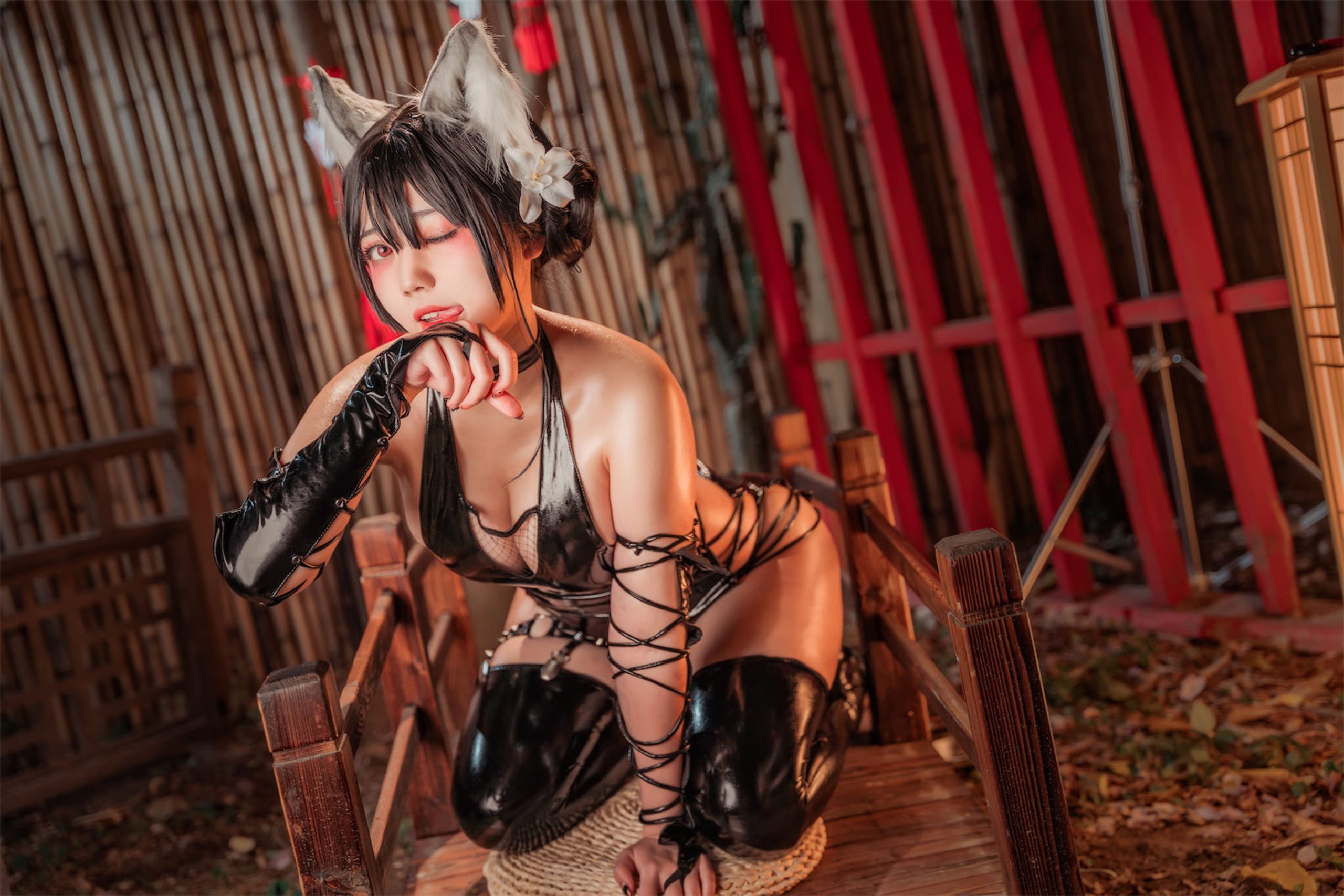 [福利COS] 啊日日_Ganlory - 忍者喵喵
